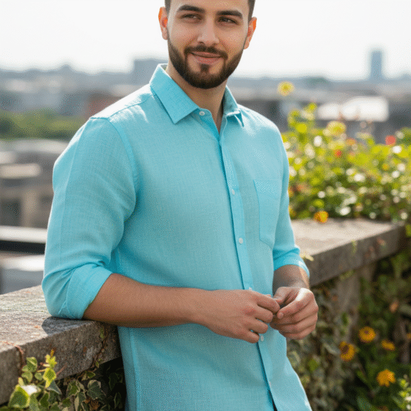 Pure Linen Shirt For Men